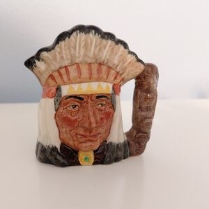 Royal Doulton Ceramic Mug with Native American Design